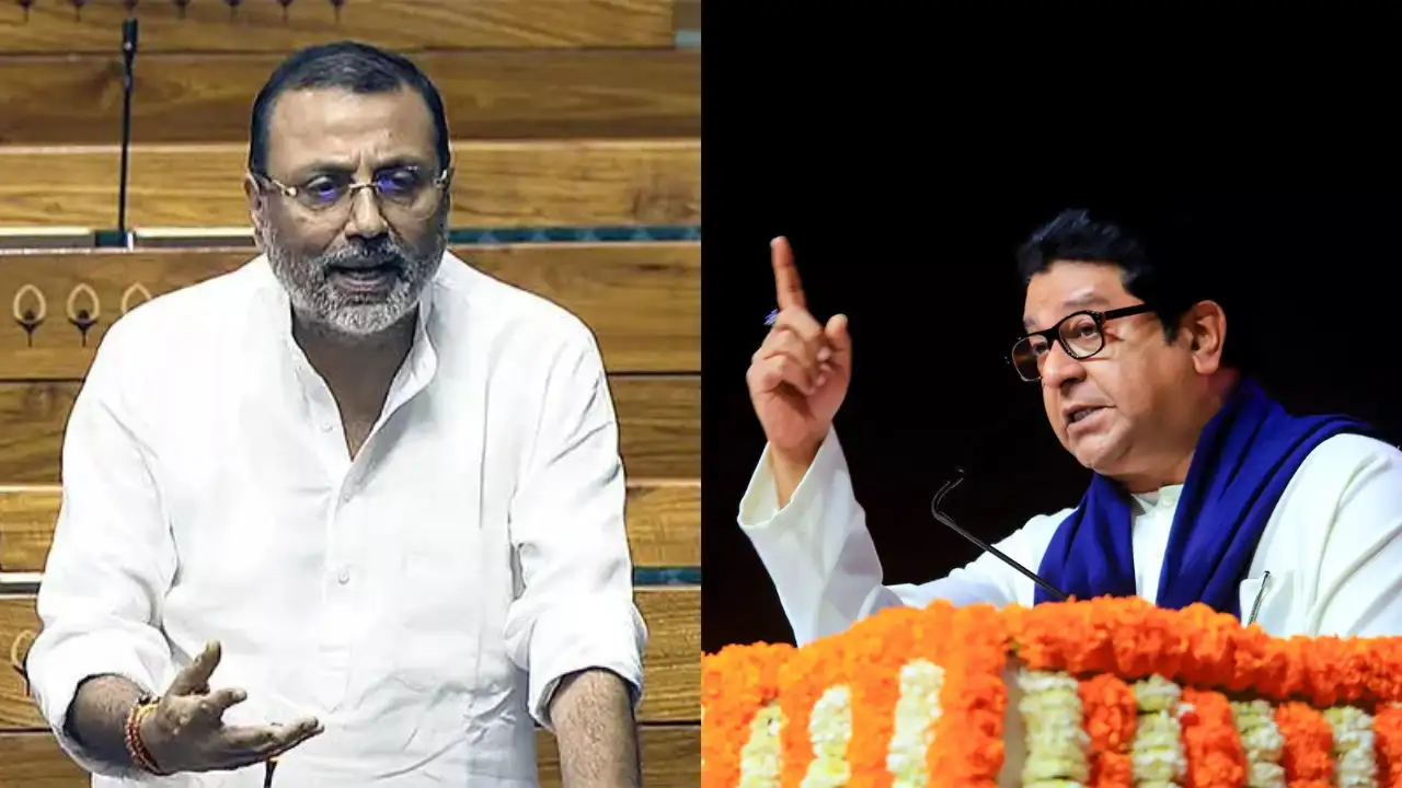 You are currently viewing Marathi-Hindi row: Nishikant Dubey doubles down; cites 2007 ‘Wikileaks document’ to target Raj Thackeray
