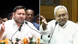 Read more about the article Another businessman shot dead in Patna: Tejashwi Yadav slams Nitish Kumar; questions ‘why is unconscious CM silent?’