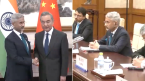 Read more about the article Jaishankar meets Chinese counterpart: EAM says India-China relations improved in past 9 months; raises border, de-escalation issues