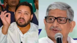 Read more about the article ‘Mutton during Sawan’: Tejashwi Yadav attacks Union minister Lalan Singh for non-veg party; dares PM to respond