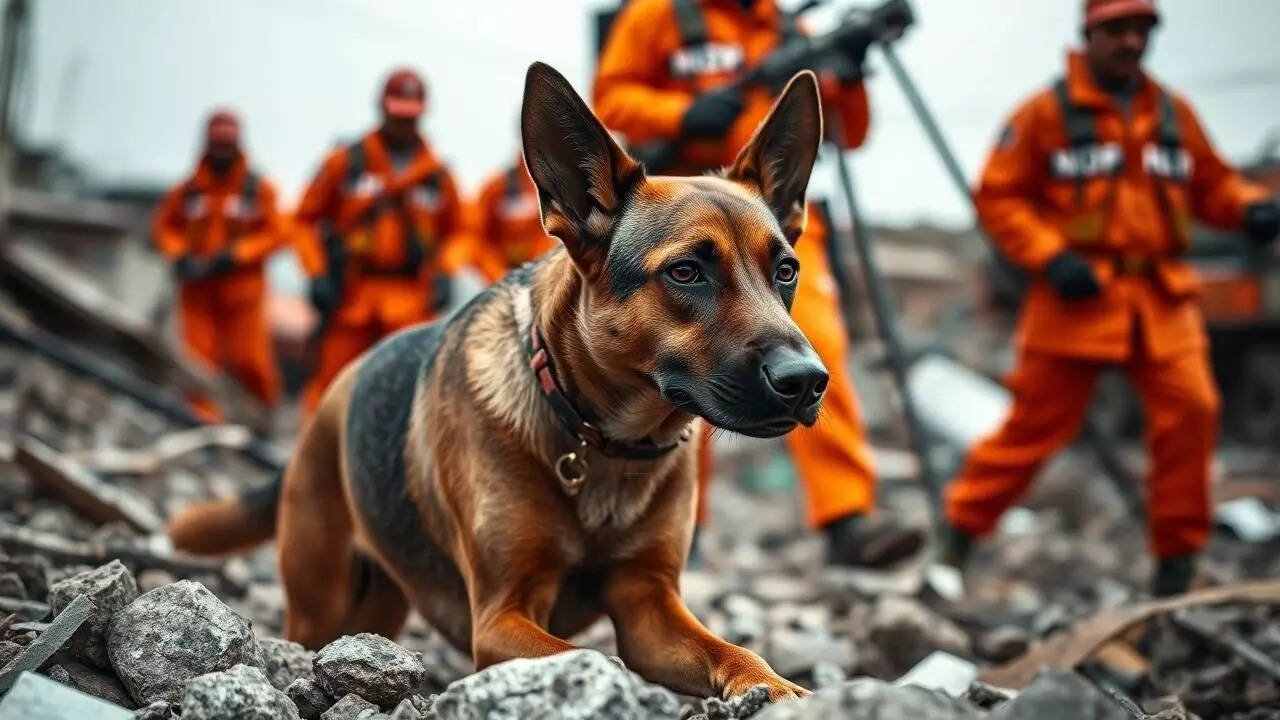You are currently viewing NDRF trains dogs to detect dead bodies: First cadaver unit to be commissioned soon; fills gap in resue ops