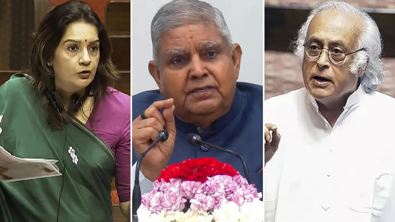 You are currently viewing Dhankhar’s resignation sparks buzz: Opposition not on same page? Priyanka Chaturvedi ‘fact checks’ Jairam Ramesh