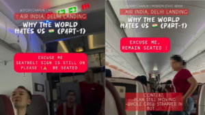Read more about the article ‘Plane still moving’: Viral Air India video shows passengers ‘ignoring’ crew; sparks civic sense row