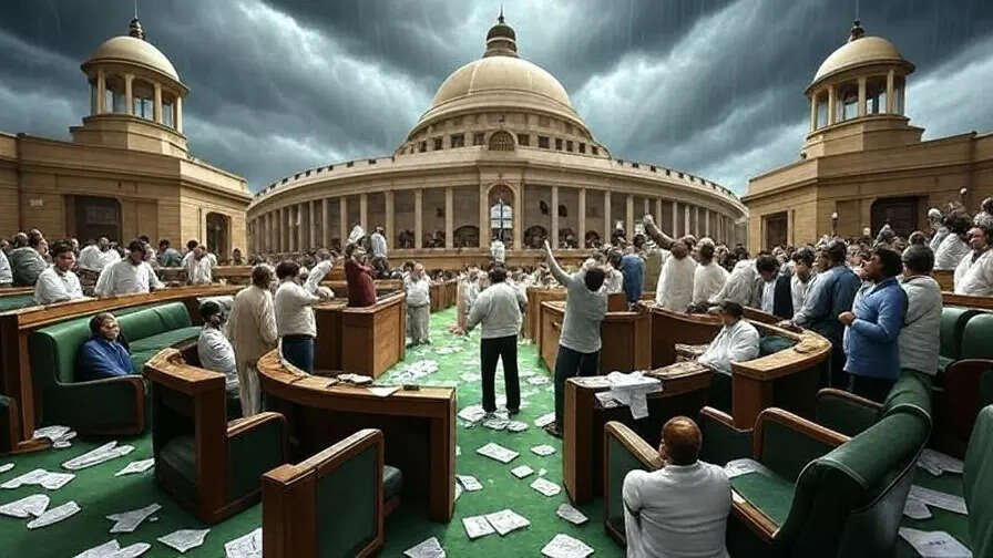 You are currently viewing Monsoon mayhem: Only thunder, no talk – a quick recap of Week 1 of Parliament that ended in washout