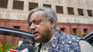Read more about the article ‘Maunvrat, maunvrat’: How Shashi Tharoor deflected a question on Operation Sindoor; watch video