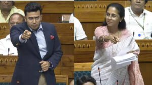 Read more about the article Op Sindoor debate: Tejasvi Surya claims Nehru opposed army modernisation; Supriya Sule hits back