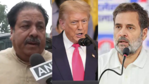 Read more about the article Congress vs Congress: Rahul Gandhi backs Donald Trump’s ‘dead economy’ remark; Rajeev Shukla pushes back saying ‘US Prez is wrong’