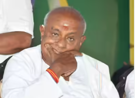 Read more about the article Trump is either blind or ill-informed: Former PM HD Deve Gowda
