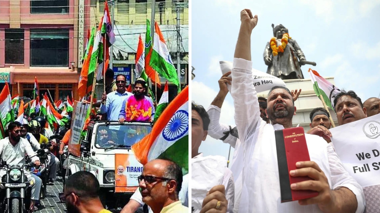 You are currently viewing 370 abrogation anniversary: ‘New J&K’ for LG, ‘Black Day’ for others