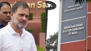 Read more about the article EC vs Rahul Gandhi: Submit declaration on ‘vote chori’ claim, poll body writes to Congress MP; asks for proof