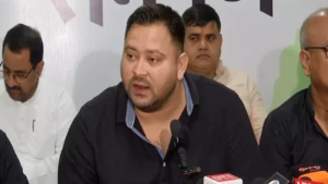 Read more about the article ‘Dancing to America’s tune’: Tejashwi Yadav slams PM Modi for silence on US tariff hike; accuses him of weak leadership