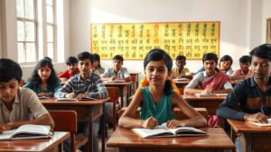 Read more about the article ‘Ma’ for masjid, ‘Na’ for namaz: ABVP accuses MP school of using ‘Islamic content’ in Hindi charts; probe ordered
