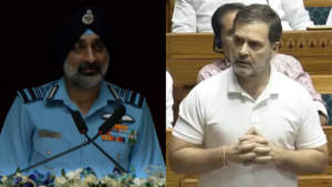 Read more about the article Opposition’s ‘no political will’ charge: IAF chief cites govt’s clear resolve in Op Sindoor; reveals close people said ‘aur maarna tha’