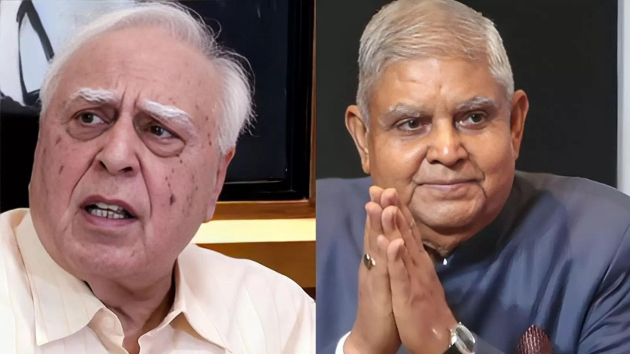 You are currently viewing Kapil Sibal: Where is Dhankhar, should we file habeas corpus?