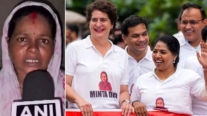 Read more about the article ‘124 Not Out’: Minta Devi slams opposition for using her face on T-shirts