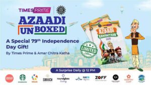 Read more about the article Times Prime rolls out ‘Azaadi Unboxed’; Independence Day celebration with Amar Chitra Katha, Tinkle