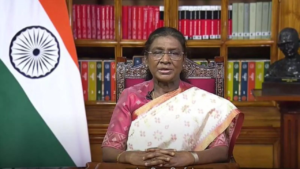 Read more about the article Sindoor befitting response to India’s adversaries: President Droupadi Murmu