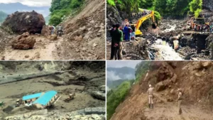 Read more about the article Flash floods hit Himachal: Highway blocked with fresh landslide; Mandi, Kullu, Kinnaur worst hit as continuous rain hampers restoration efforts