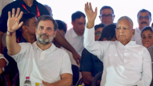 Read more about the article ‘Choro ko hataiye, hume jitaiye’: Lalu Prasad Yadav accuses BJP of ‘stealing’ votes; calls for opposition unity at 16-day ‘Voter Adhikar Yatra’