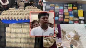 Read more about the article Illegal betting case: Karnataka Congress MLA KC Veerendra arrested with massive hoards of cash; gold worth Rs 6 crore seized