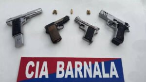 Read more about the article Barnala police arrest four members of a gang, 4 weapons recovered