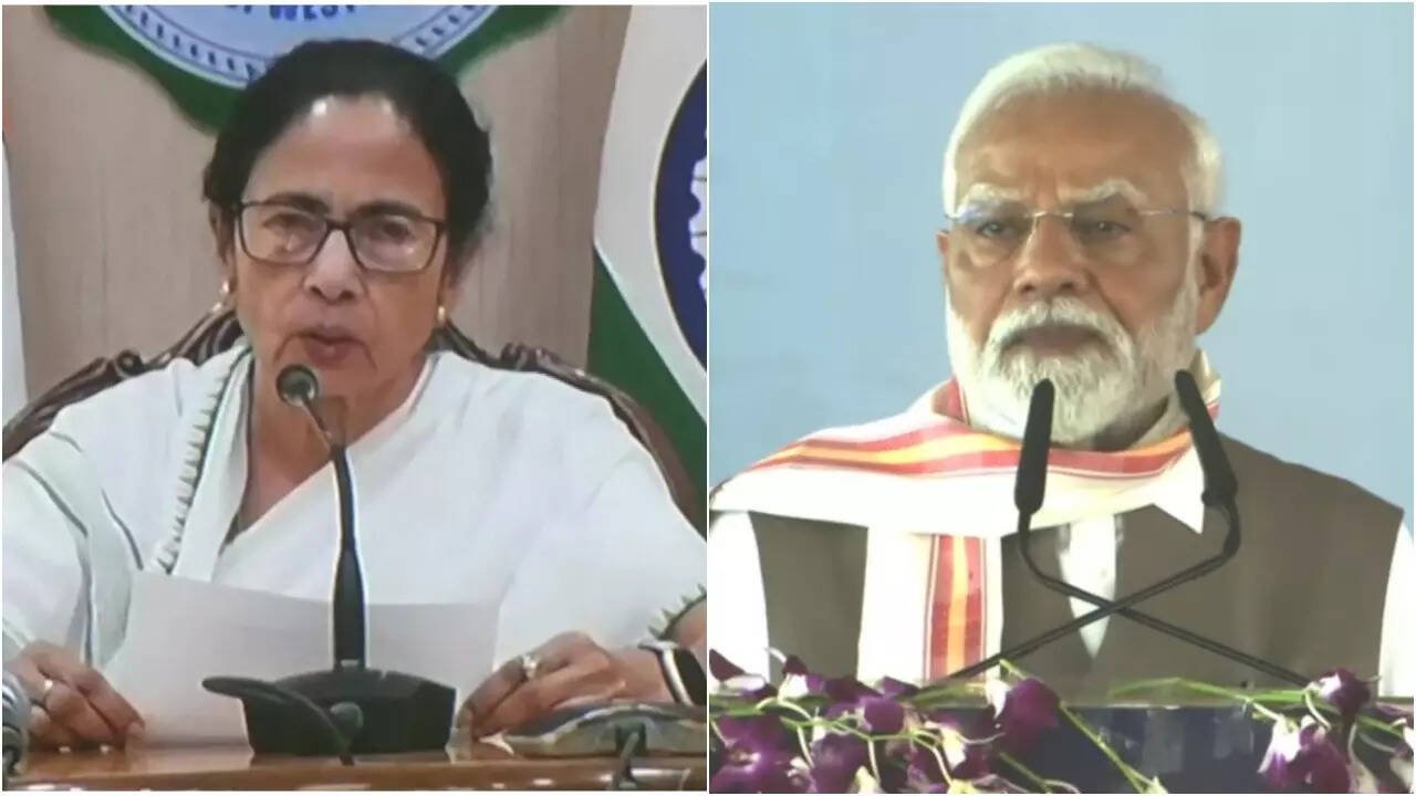You are currently viewing ‘Didn’t expect him to call us thieves’: Mamata Banerjee hits back; accuses PM Modi of turning blind eye to corruption under ‘double-engine’ governments