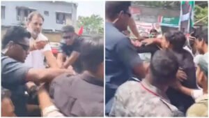 Read more about the article ‘Sweet’ response: Rahul offers candies to protesters waving black flags in Bihar- Watch