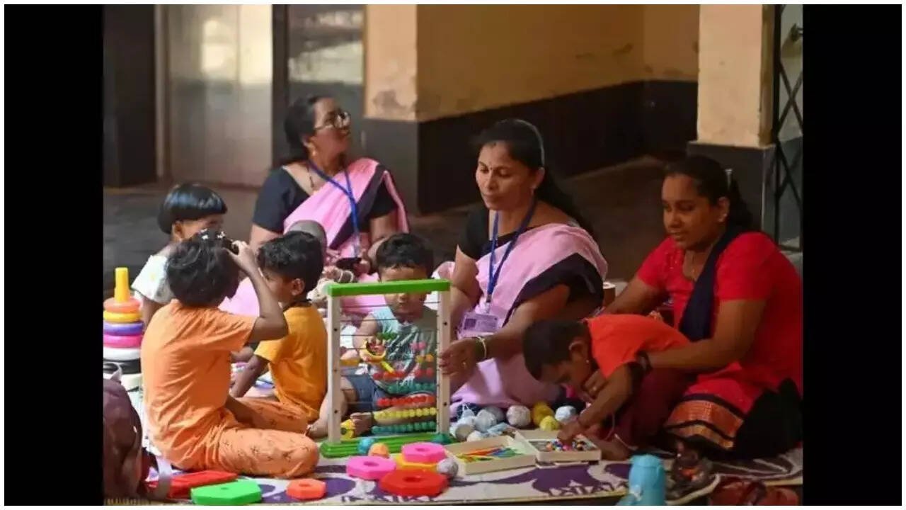 Read more about the article Creches down to less than half over six years, less than 0.1% anganwadi kids benefit from the scheme