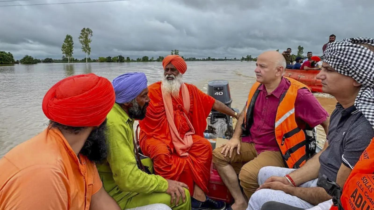You are currently viewing Rain fury in Punjab: State grappling with one of the worst disasters in decades; CM Mann calls floods ‘severe than 1988’
