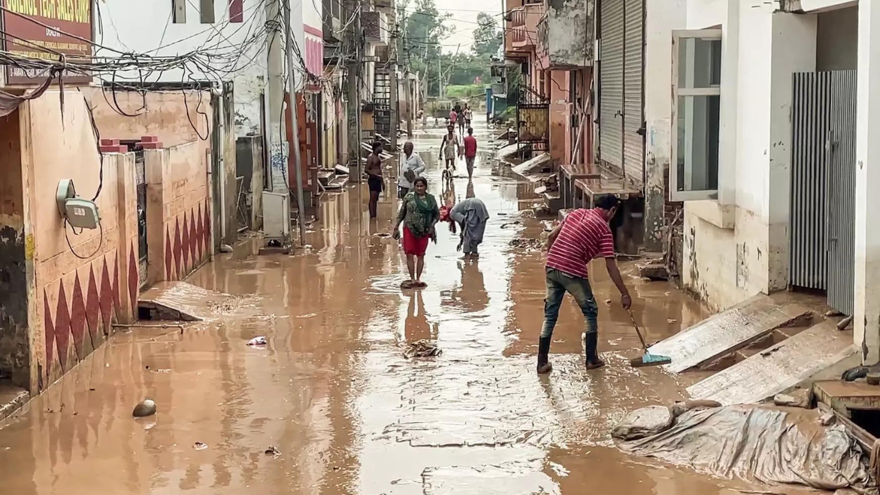 You are currently viewing Flood: Patiala boy dies after drowning in Ambala, missing man found dead, two brick kiln labourers washed away